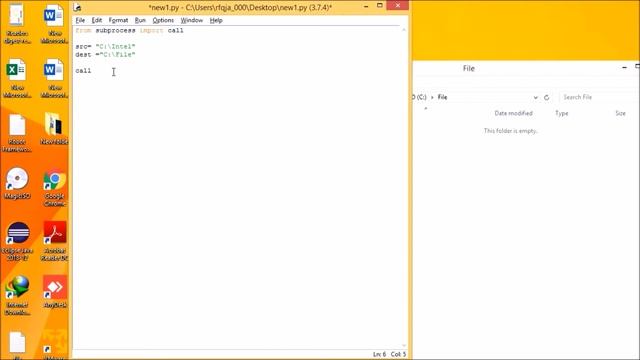 Copy using xcopy or Robocopy || Python Programming || A quick way to copy file || Subprocess Modul смотреть онлайн