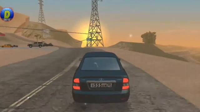 Lada Priora (GTA SA ANDROID). смотреть онлайн