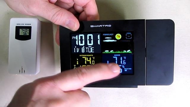 RELIABLE Projection Alarm Clock Full Weather Station, Wireless Thermometer, Hygrometer REVIEW смотреть онлайн