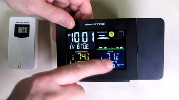 RELIABLE Projection Alarm Clock Full Weather Station, Wireless Thermometer, Hygrometer REVIEW