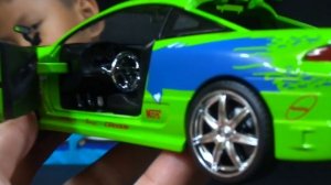 The Fast and The Furious Brian's Mitsubishi Eclipse 1:24 Jada Toys Unboxing
