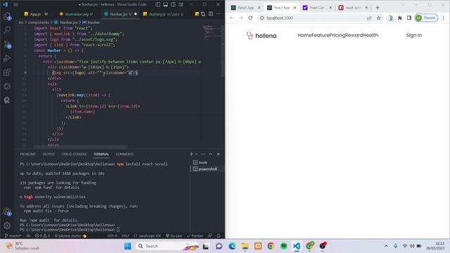 Membuat landing page sederhana menggunakan react js dan tailwind - home#1 смотреть онлайн