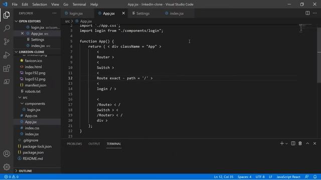 JSX element 'h1' has no corresponding closing tag , ReactJs ||VsCode 100%fix||2021 смотреть онлайн