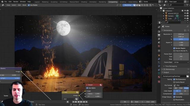 How to Use Blender's Sunbeam Node (Tutorial) смотреть онлайн
