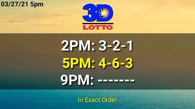 5pm PCSO Lotto Result Today March 27, 2021 2D 3D STL ez2 Swertes смотреть онлайн