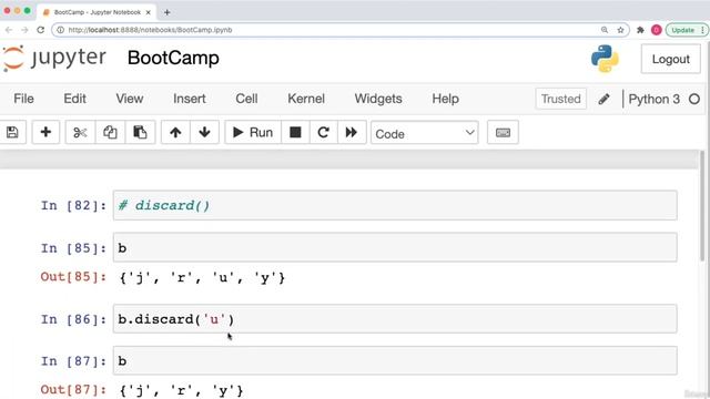 021 Python Set Discard Method смотреть онлайн