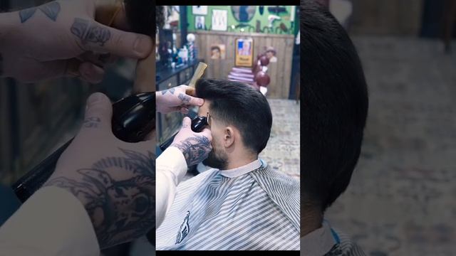 ASMR BARBER - The FLAT TOP MULLET #shorts 23 смотреть онлайн
