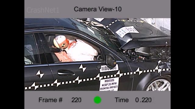 Mercedes Benz C-Class | 2013 | Frontal Crash Test | NHTSA | CrashNet1 смотреть онлайн