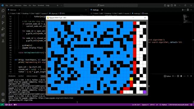 [Lab 01] - Search in Graph (DFS, BFS, UCS, AStar) - Nguyen Minh Tuan - 21120587 смотреть онлайн