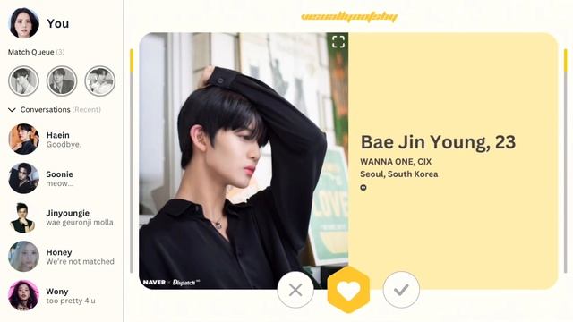 KPOP Dating App Game: Swipe Left, Right, or Up for Super Like? [Male Edition] | Visually Not Shy смотреть онлайн