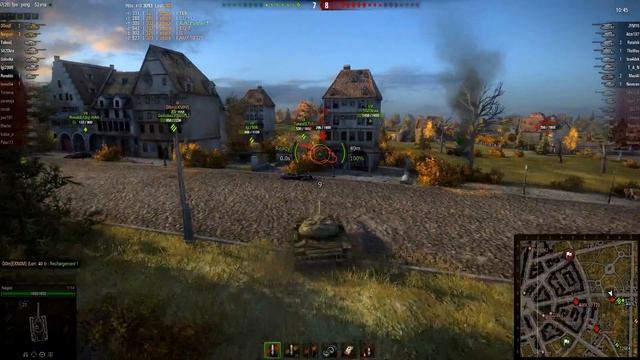 World of Tanks - 0.8.7 - T-54 - Ruinberg - (Commentaire de replay) FR 1080p смотреть онлайн