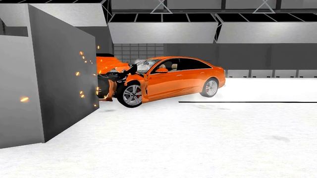 (IIHS)Audi A6 Sedan - Small Overlap Crash Test смотреть онлайн