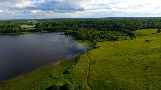Береговая полоса озера Ужо в Псковской области ( Канал Лучшие Земли) смотреть онлайн