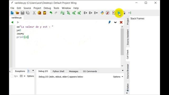 Opération Sur Les Variables Python смотреть онлайн