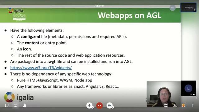HTML5 on the AGL Demo Platform with Chromium and WAM смотреть онлайн