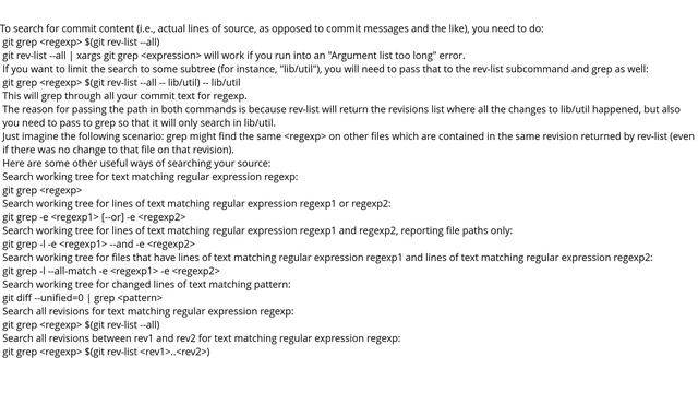 How to grep (search) committed code in the Git history смотреть онлайн