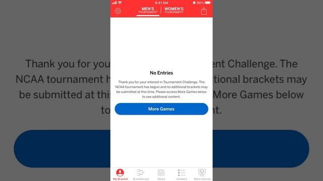 How to create an account in ESPN Tournament Challenge app? смотреть онлайн