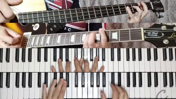 HIM - Join me (Minus). All instruments on one screen. Play-through. Chords.