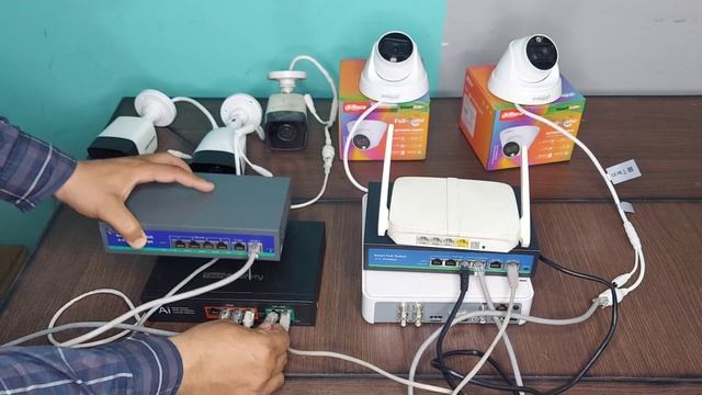 How to connect multiple poe switch with NVR and Router| IP Camera & POE Switch Wiring Connection смотреть онлайн