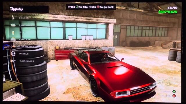 GTA San Andreas Customization Grotti Cheetah ( Ferrari Testarossa ) смотреть онлайн