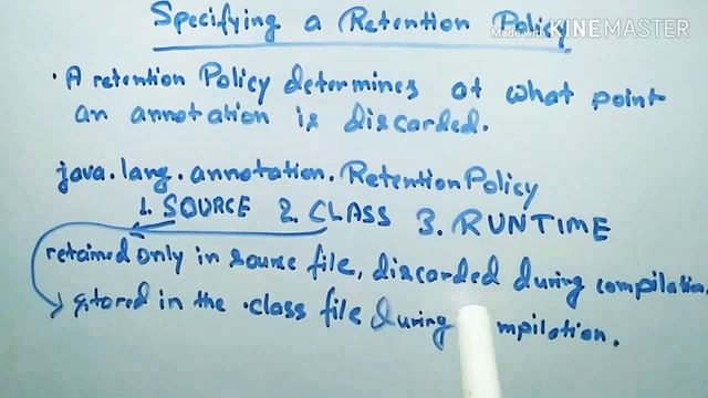 Specifying a retention policy for Annotation смотреть онлайн