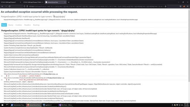 SQL INJECTION BASICS C# AND POSTGRESQL EXPLOITATION смотреть онлайн
