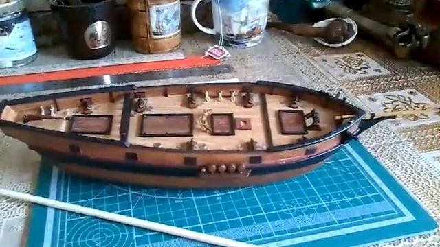 Пиратский шлюп. ( Pirate ship ). Небольшие переделки. смотреть онлайн