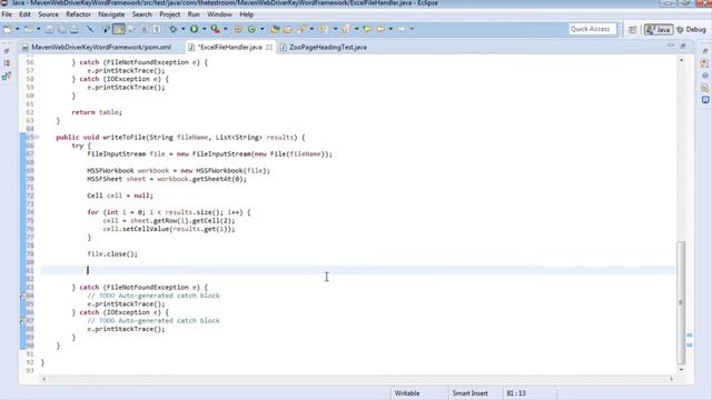 JUnit Selenium WebDriver Tutorial 21 (Keyword Framework Part 3) | QAShahin смотреть онлайн