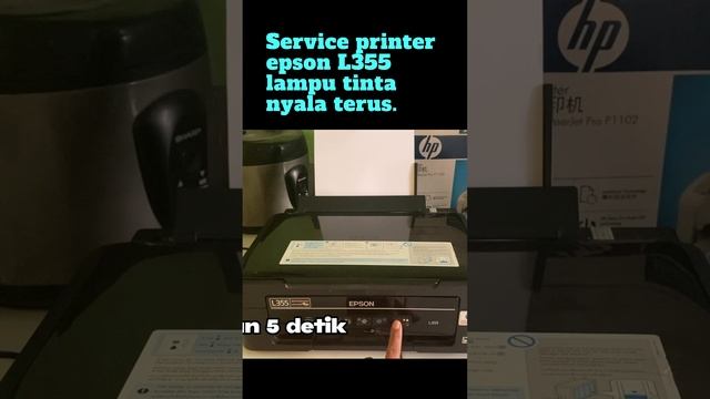 Cara mengatasi lampu tinta nyala, printer epson L355 смотреть онлайн