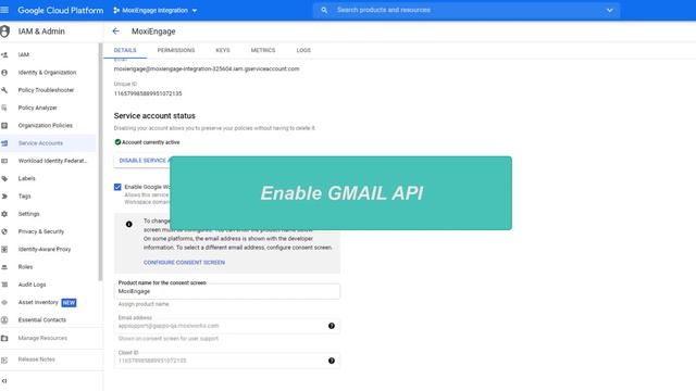 MoxiEngage Integration Process using Google Workspace смотреть онлайн