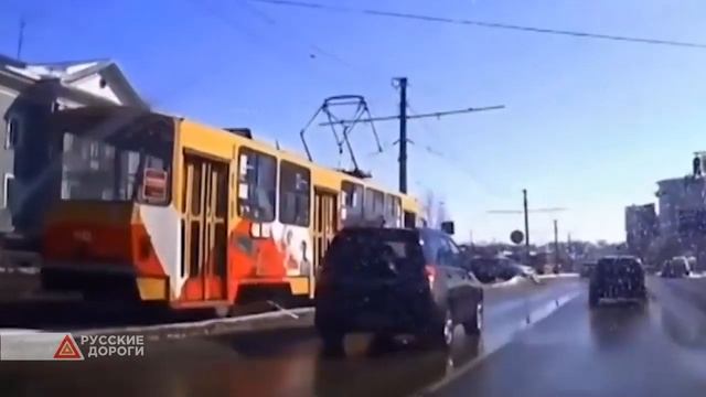 Барнаул, 19 03 2021 Трамвай сбежал смотреть онлайн
