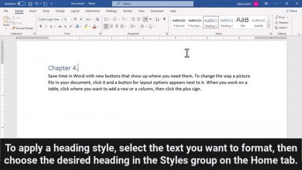 How to Make Table of Contents in MS Word