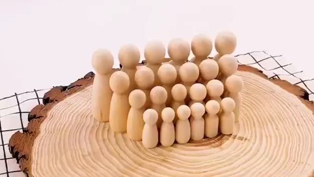 Деревянные колышки для кукол, 50 шт./компл., неокрашенный клен, ручная работа, незаконченные куклы, смотреть онлайн