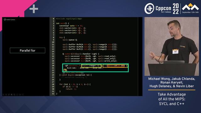 Take Advantage of All the MIPS - SYCL & C++ - Wong, Delaney, Keryell, Liber, Chlanda - CppCon 2022 смотреть онлайн