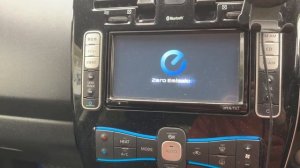 Мультимедиа Ниссан Лиф меняем японский на английский язык