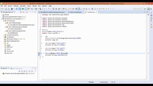 Spring Boot + Spring Data JPA, H2 Database - CRUD Operations Demo | Part 1 | CodeReveal смотреть онлайн