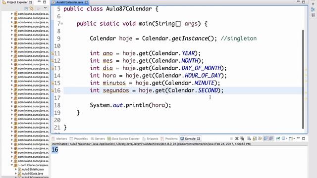 Curso de Java #87: Classe Calendar смотреть онлайн