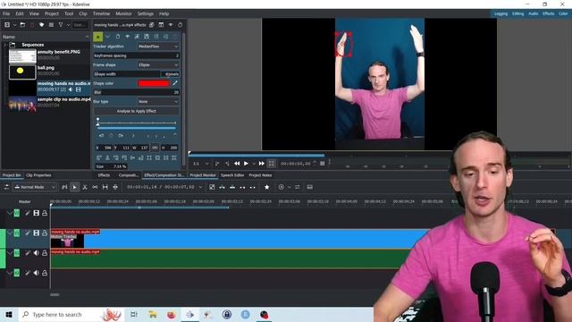 How To Track Objects on Screen Kdenlive - Kdenlive Motion Tracking Effect смотреть онлайн