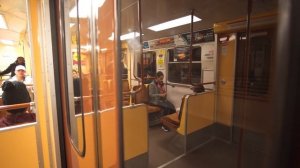 Sweden, Stockholm, subway ride from Hallonbergen to Kista, 4X escalator, 2X elevator