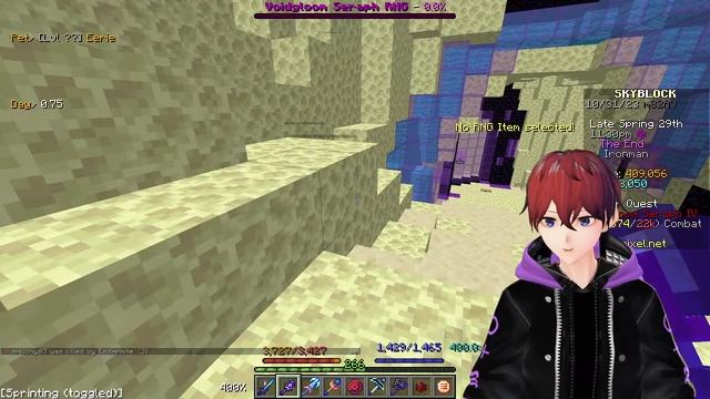 Just grinding, Hypixel Skyblock Ironman. [VTuber] смотреть онлайн