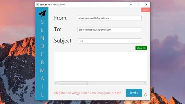 Sender Mail Application JavaFX JavaMail смотреть онлайн