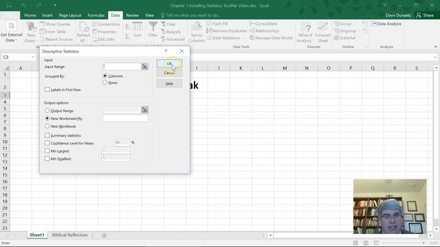 How to Install the Statistics Toolpak (Data Analysis Toolpak) in Excel 2016 for Windows смотреть онлайн