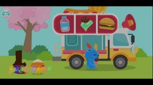 CandyBots Car and Truck Junior & Food Truck - Game Play - Skid Game TV