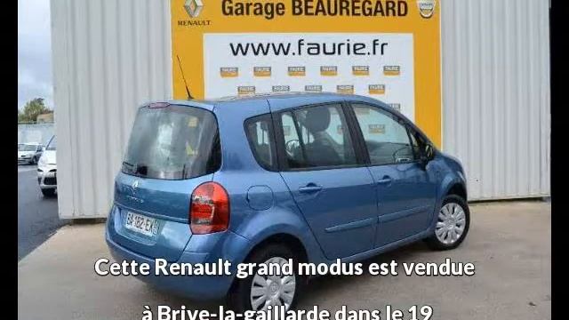 Renault grand modus occasion visible à Brive-la-gaillarde présentée par Garage beauregard смотреть онлайн