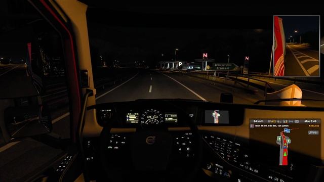 POV Driving VOLVO FH GLOBETROTTER XL 750hp - Euro Truck SImulator 2 смотреть онлайн
