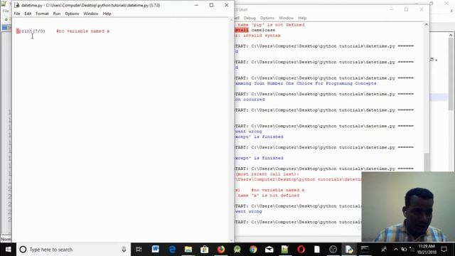 #41: Python Exception Handling Programming Tutorial in Amharic | በአማርኛ смотреть онлайн