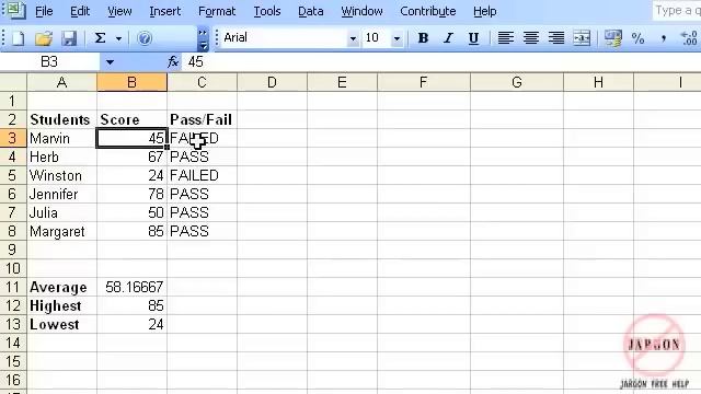 Excel 2003: IF Function смотреть онлайн