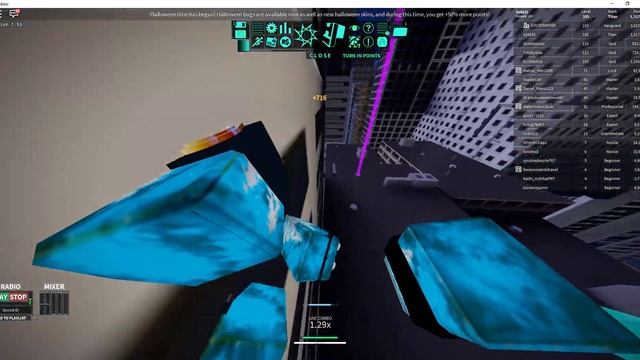 Roblox Parkour finding 2 and opening 5 Halloween Bags!!! смотреть онлайн