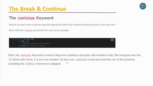 Break & Continue Statements | Python 3 Tutorial For Beginners In Hindi | Python 3 Full Course смотреть онлайн