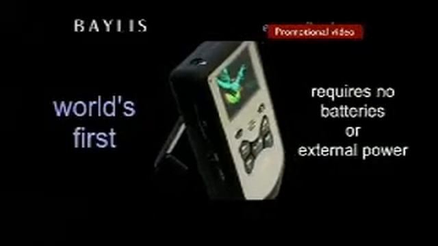 Trevor Baylis Eco Media Player on British TV News смотреть онлайн